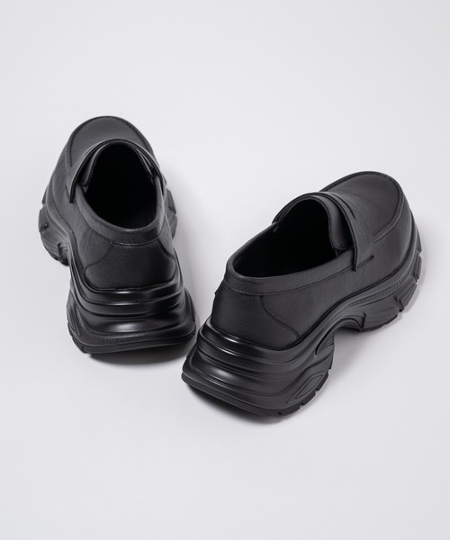 DOOPZ（ドープス）の「Chunky Sole Volume Loafers - チャンキーソールボリュームローファー（ローファー・メンズ・ブラック・SMALL/LARGE/MEDIUM）」の12枚目の写真