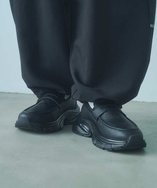 DOOPZ(ドープス)の「Chunky Sole Volume Loafers - チャンキーソールボリュームローファー(ローファー・メンズ・ブラック・SMALL/LARGE/MEDIUM)」の19枚目の写真