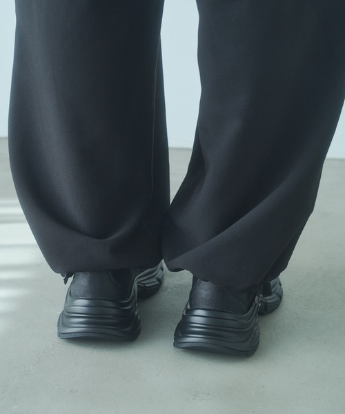 DOOPZ(ドープス)の「Chunky Sole Volume Loafers - チャンキーソールボリュームローファー(ローファー・メンズ・ブラック・SMALL/LARGE/MEDIUM)」の22枚目の写真