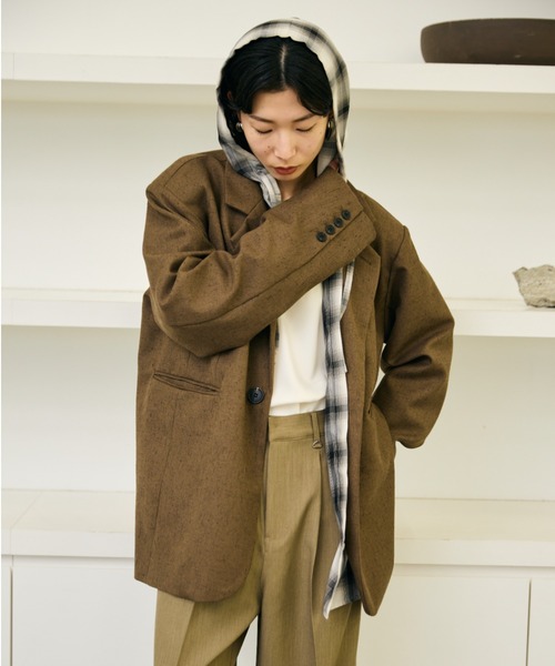 AIC.（エーアイシー）の「シアーチェックフーディーオーバーシャツ（シャツ/ブラウス・レディース・その他1・FREE）」の12枚目の写真