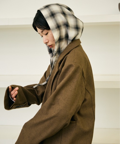 AIC.（エーアイシー）の「シアーチェックフーディーオーバーシャツ（シャツ/ブラウス・レディース・その他1・FREE）」の18枚目の写真