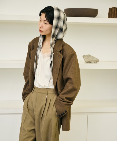 AIC.（エーアイシー）の「シアーチェックフーディーオーバーシャツ（シャツ/ブラウス・レディース・その他1・FREE）」の21枚目の写真