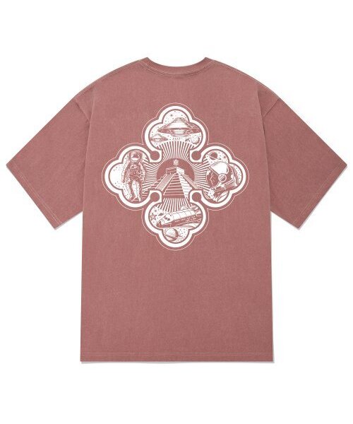KAN6312(カン6312)の「KTPP0125 アポロピグメント半袖Tシャツ - ピンク(Tシャツ/カットソー・メンズ・その他・MEDIUM/LARGE/X-LARGE)」の1枚目の写真