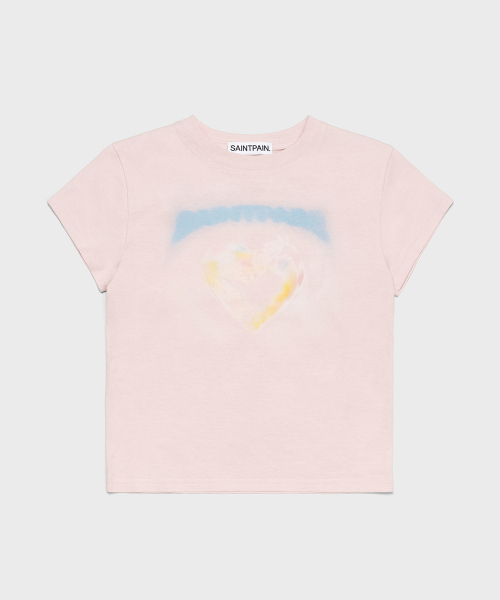SAINTPAIN(セイントペイン)の「SP エターナル クロップ 半袖Tシャツ ピンク(Tシャツ/カットソー・レディース・その他・FREE)」の1枚目の写真