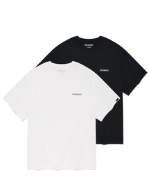 [2PACK] アクティブTシャツ ブラック+ホワイト