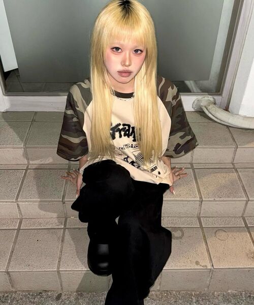 MAINBOOTH(メインブース)の「ストレンジドリームTシャツ(CAMO)(Tシャツ/カットソー・レディース・その他・3/1/2)」の11枚目の写真