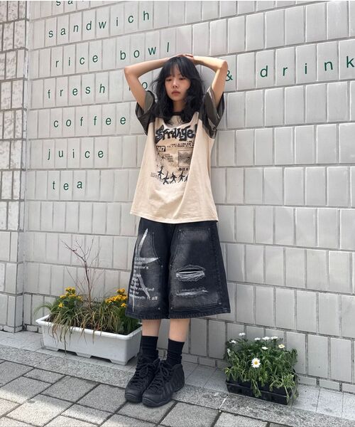 MAINBOOTH(メインブース)の「ストレンジドリームTシャツ(CAMO)(Tシャツ/カットソー・レディース・その他・3/1/2)」の4枚目の写真