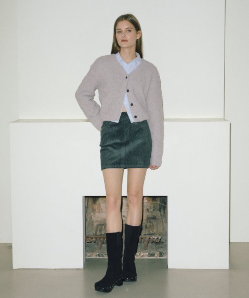 ETMON(エトモン)の「Corduroy Mini Skirt Blue Green(スカート・レディース・その他・MEDIUM)」の4枚目の写真