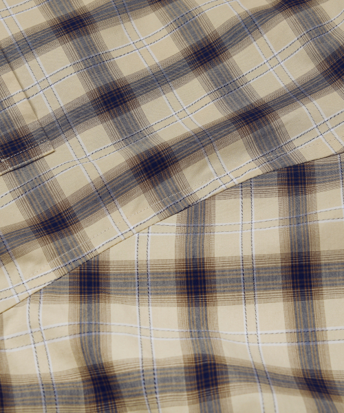 YALE（イェール）の「ルーズフィットマルチチェックシャツ_ベージュ（シャツ/ブラウス・レディース・その他・LARGE/X-LARGE）」の7枚目の写真