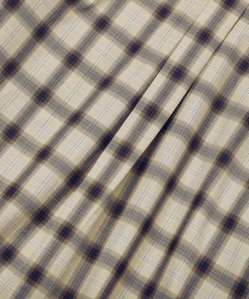 YALE（イェール）の「ルーズフィットマルチチェックシャツ_ベージュ（シャツ/ブラウス・レディース・その他・LARGE/X-LARGE）」の8枚目の写真