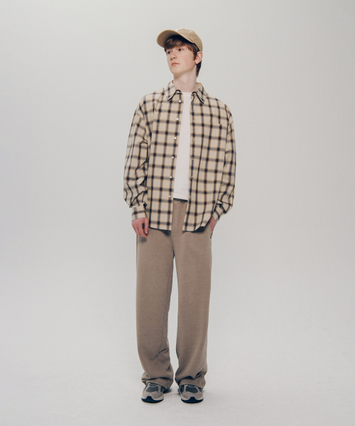 YALE（イェール）の「ルーズフィットマルチチェックシャツ_ベージュ（シャツ/ブラウス・レディース・その他・LARGE/X-LARGE）」の12枚目の写真