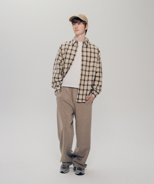 YALE（イェール）の「ルーズフィットマルチチェックシャツ_ベージュ（シャツ/ブラウス・レディース・その他・LARGE/X-LARGE）」の14枚目の写真