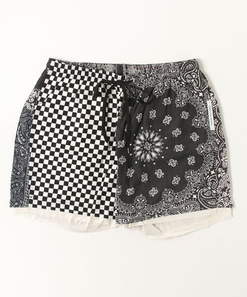 Children of the discordance(チルドレン オブ ザ ディスコ-ダンス)の「Children of the discordance / BANDANA PATCH WORK SHORT PANTS / COTDPT-328B(チノパンツ・メンズ・ネイビー/ブラウン/ブラック/ターコイズブルー/ブラック系その他・2/3/1)」の3枚目の写真