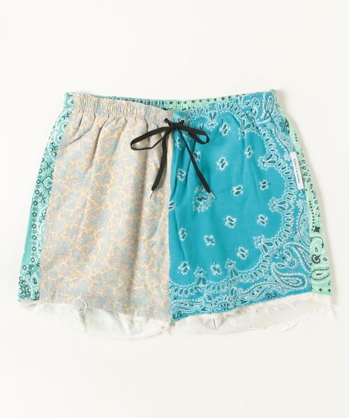 Children of the discordance(チルドレン オブ ザ ディスコ-ダンス)の「Children of the discordance / BANDANA PATCH WORK SHORT PANTS / COTDPT-328B(チノパンツ・メンズ・ネイビー/ブラウン/ブラック/ターコイズブルー/ブラック系その他・2/3/1)」の5枚目の写真