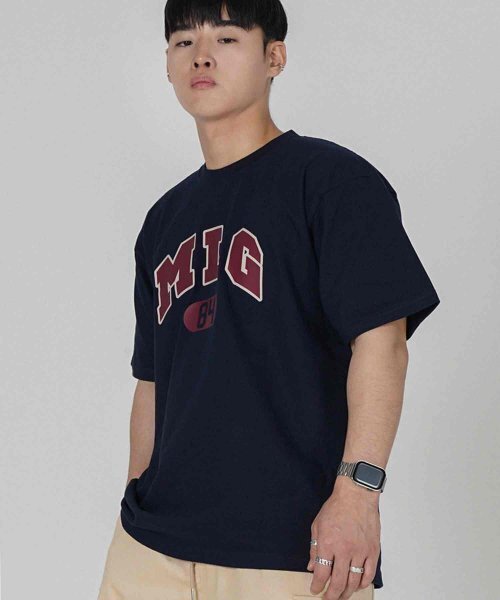 THE MILE（ザマイル）の「[リファーブ]MLG 84 GARMENTS クルー [ネイビー]（Tシャツ/カットソー・メンズ・その他・LARGE/MEDIUM/SMALL/X-LARGE/X-SMALL）」の6枚目の写真