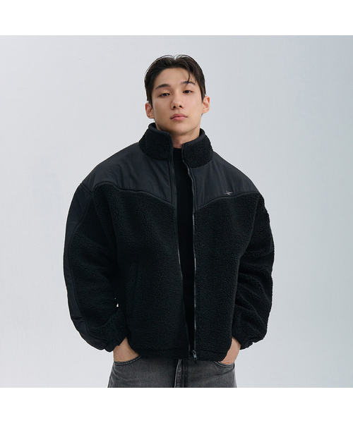 NINEZ(ナインゼット)の「ダンブルフリースジップアップ(その他アウター・メンズ・ブラック・X-LARGE/MEDIUM/LARGE)」の1枚目の写真