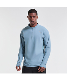 BALLOP（バロップ）の「男性エアリーベントフィンガーホールロングスリーブアッシュブルー（Tシャツ/カットソー）」