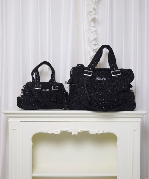 BIGツイードショルダー（ショルダーバッグ）｜FickleBebe