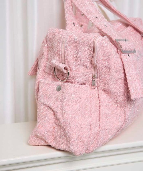 BIGツイードショルダー（ショルダーバッグ）｜FickleBebe