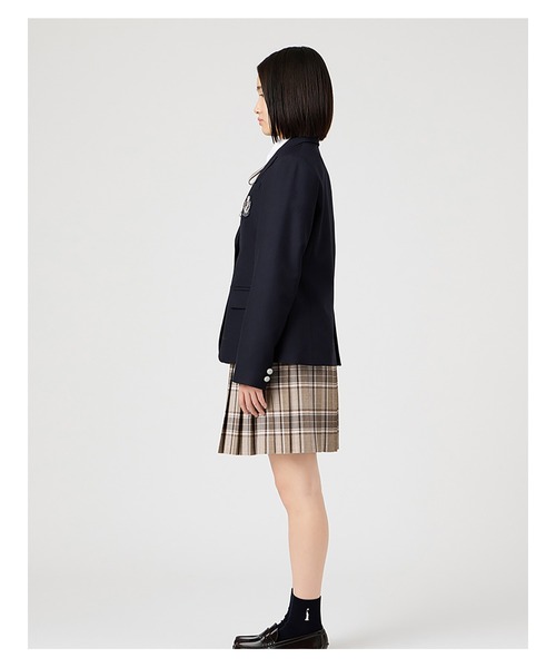 EASTBOY(イーストボーイ)の「ジャケット さくらエンブレム ブレザー 2つボタン ウォッシャブル 通学 学生 制服 学生服 スクール (テーラードジャケット・キッズ・ネイビー・13号/11号/9号/7号)」の12枚目の写真