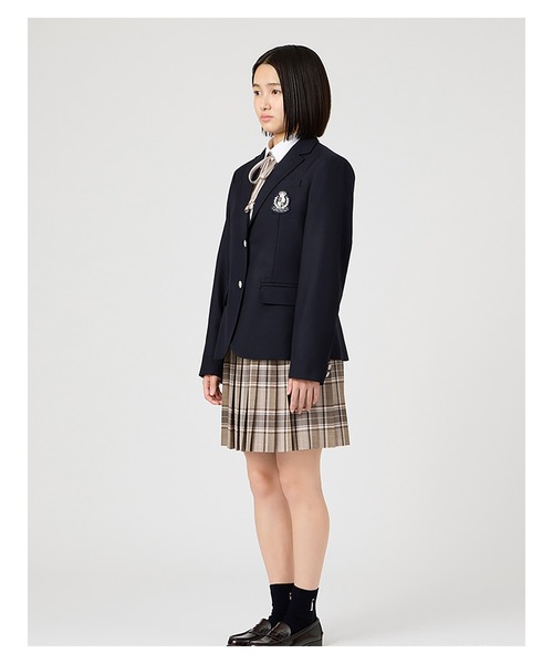 EASTBOY(イーストボーイ)の「ジャケット さくらエンブレム ブレザー 2つボタン ウォッシャブル 通学 学生 制服 学生服 スクール (テーラードジャケット・キッズ・ネイビー・13号/11号/9号/7号)」の13枚目の写真