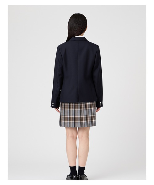 EASTBOY(イーストボーイ)の「ジャケット さくらエンブレム ブレザー 2つボタン ウォッシャブル 通学 学生 制服 学生服 スクール (テーラードジャケット・キッズ・ネイビー・13号/11号/9号/7号)」の6枚目の写真