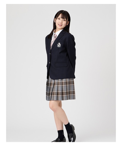 EASTBOY(イーストボーイ)の「ジャケット さくらエンブレム ブレザー 2つボタン ウォッシャブル 通学 学生 制服 学生服 スクール (テーラードジャケット・キッズ・ネイビー・13号/11号/9号/7号)」の8枚目の写真