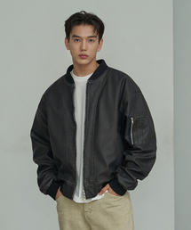SPERONE（スペロネ）の「オーバーサイズウォッシュドレザーボンバージャケット（ライダースジャケット）」