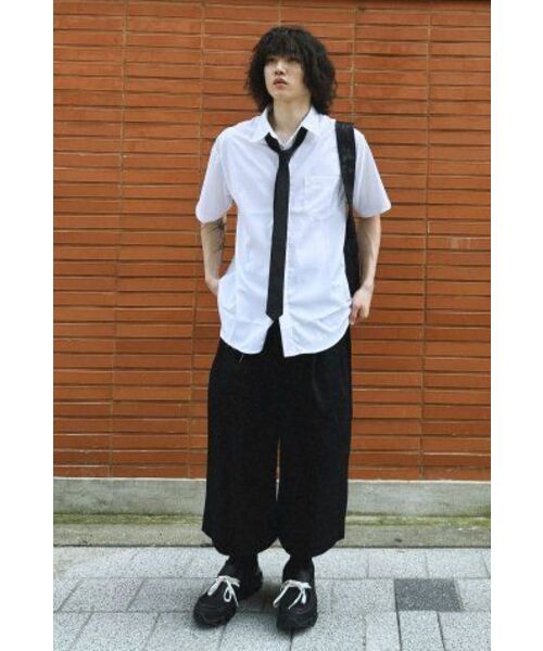 S SY（エスエスワイ）の「[スリムタイセット] ファインツイルティップハーフシャツホワイト（シャツ/ブラウス・メンズ・その他・LARGE/MEDIUM）」の9枚目の写真