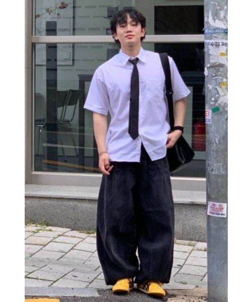 S SY（エスエスワイ）の「[スリムタイセット] ファインツイルティップハーフシャツホワイト（シャツ/ブラウス・メンズ・その他・LARGE/MEDIUM）」の10枚目の写真