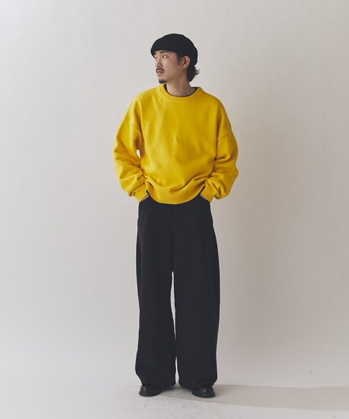 little suzie クロップド丈ニット yellow little suzie クロップド丈ニット yellow ニット セーター クロップド