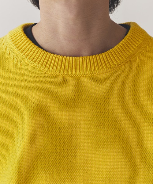 クロップドクルーネックニット（ニット/セーター）｜Lui's（ルイス）の