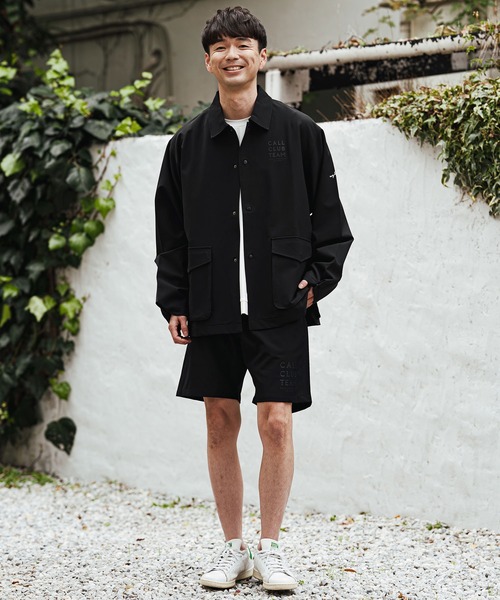 CALL&RESPONSE(コールアンドレスポンス)の「mp14415- CALLTEAMハーフパンツ(262-1551-05)(その他パンツ・メンズ・ブラック×ブラック/ブラック×ホワイト・4/2)」の6枚目の写真