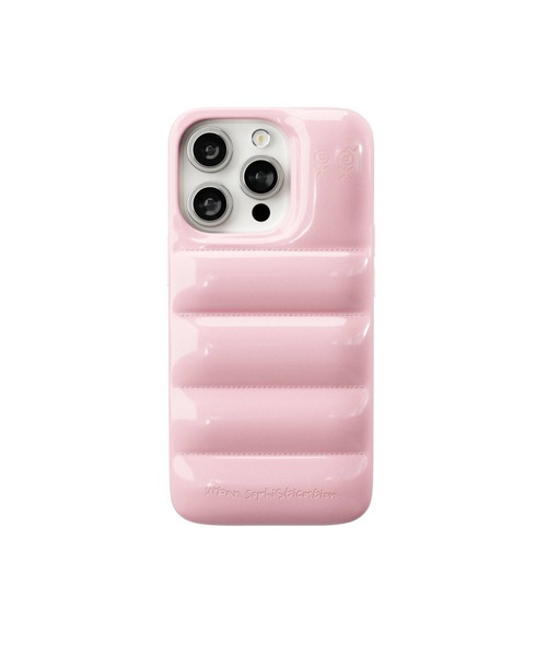 Urban Sophistication(アーバンソフィスティケーション)の「THE PUFFER CASE(スマホケース/カバー・レディース・グリーン/ブラック/ライトブルー/プラチナム/クリアブラック/サーモンピンク・1/4/3/2/iPhone 16 Pro Max/iPhone 16 Pro/iPhone 15 Pro/iPhone 13/14/15/iPhone 16)」の5枚目の写真
