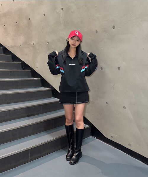 URBAN PLAYERS(アーバンプレイヤーズ)の「ブエノアノラックジャケット (ブラック)(ナイロンジャケット・レディース・その他・LARGE/X-LARGE/MEDIUM)」の9枚目の写真