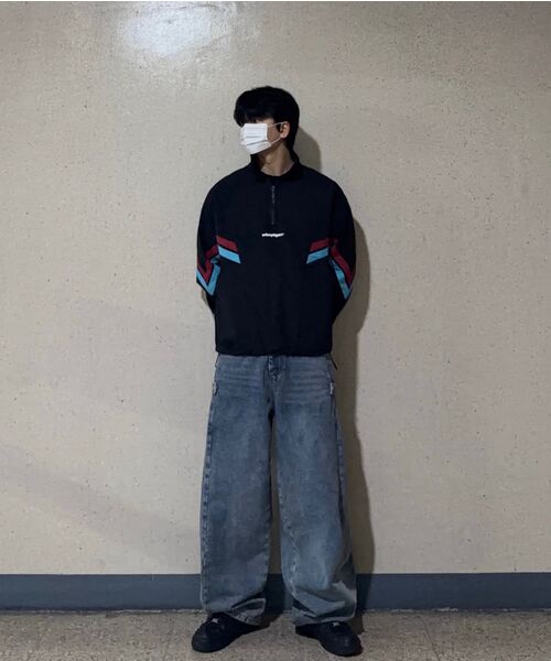URBAN PLAYERS(アーバンプレイヤーズ)の「ブエノアノラックジャケット (ブラック)(ナイロンジャケット・レディース・その他・LARGE/X-LARGE/MEDIUM)」の4枚目の写真