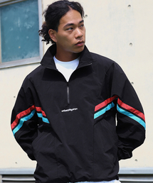 URBAN PLAYERS（アーバンプレイヤーズ）の「ブエノアノラックジャケット (ブラック)（ナイロンジャケット）」