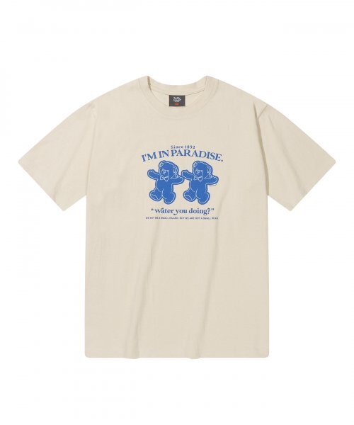 TEDDYISLAND(テディアイランド)の「パラダイス 半袖 アイボリー(Tシャツ/カットソー・メンズ・その他・MEDIUM/LARGE)」の1枚目の写真
