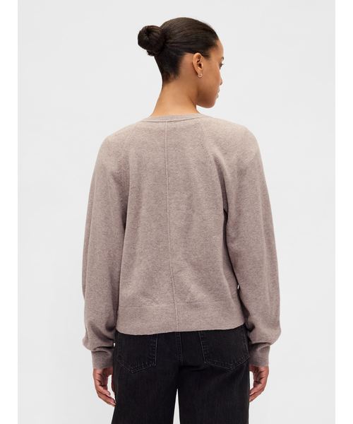 GAP(ギャップ)の「CashSoft カシミヤタッチ ヘンリーネックセーター(ニット/セーター・レディース・ピンク/ブルー/ブラック/ベージュ・L/S/XS/XXS/XL/M)」の8枚目の写真