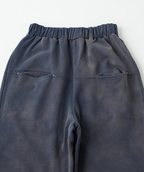WHO'S WHO gallery（フーズフーギャラリー）の「SLASH POCKET WASHED SWEAT EASY PANTS（スウェットパンツ・レディース・ネイビー/サックスブルー/ピンク・X-SMALL/SMALL/MEDIUM）」の20枚目の写真