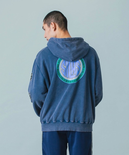 UK COLLECTION — худи с круговым логотипом и молнией (Circle Logo Zip Sweat Hoodie)