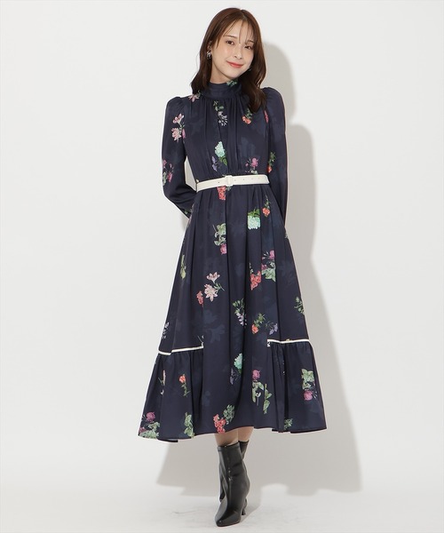 クラシックフラワーワンピース（ワンピース）｜AND COUTURE（アンド