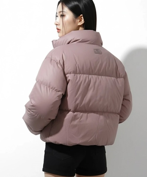 MLB Korea(エムエルビーコリア)の「【MLB KOREA/エムエルビーコリア】Cropped Curve Padding Down JKT/ クロップド カーブ パディング ダウンジャケット(ダウンジャケット/コート・レディース・ブラック/ラベンダー/ブラウン・S/M)」の10枚目の写真