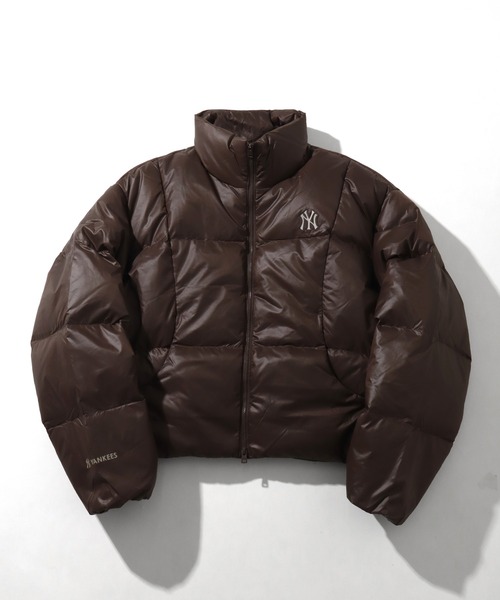 MLB Korea(エムエルビーコリア)の「【MLB KOREA/エムエルビーコリア】Cropped Curve Padding Down JKT/ クロップド カーブ パディング ダウンジャケット(ダウンジャケット/コート・レディース・ブラック/ラベンダー/ブラウン・S/M)」の12枚目の写真