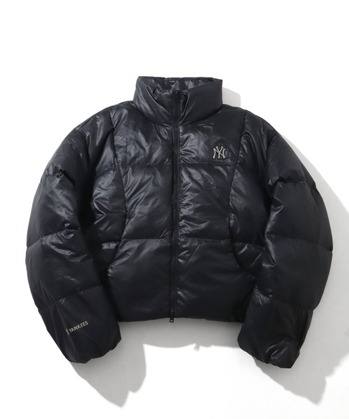 セール】【MLB KOREA/エムエルビーコリア】Cropped Curve Padding Down