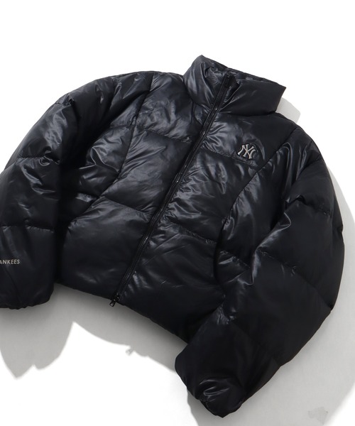MLB Korea(エムエルビーコリア)の「【MLB KOREA/エムエルビーコリア】Cropped Curve Padding Down JKT/ クロップド カーブ パディング ダウンジャケット(ダウンジャケット/コート・レディース・ブラック/ラベンダー/ブラウン・S/M)」の14枚目の写真