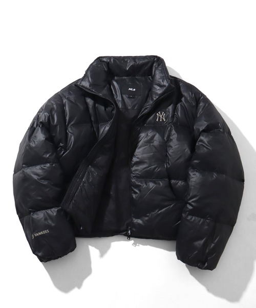 MLB Korea(エムエルビーコリア)の「【MLB KOREA/エムエルビーコリア】Cropped Curve Padding Down JKT/ クロップド カーブ パディング ダウンジャケット(ダウンジャケット/コート・レディース・ブラック/ラベンダー/ブラウン・S/M)」の17枚目の写真