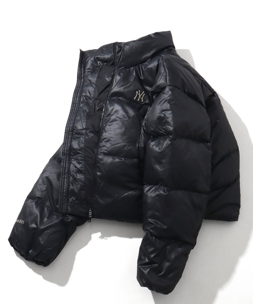 MLB Korea(エムエルビーコリア)の「【MLB KOREA/エムエルビーコリア】Cropped Curve Padding Down JKT/ クロップド カーブ パディング ダウンジャケット(ダウンジャケット/コート・レディース・ブラック/ラベンダー/ブラウン・S/M)」の18枚目の写真