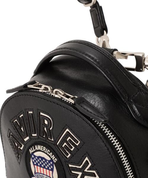 AVIREX(アヴィレックス)の「《直営店限定》VARSITY LEATHER MINI BACKPACK(バックパック/リュック・レディース・ブラック/レッド・F)」の15枚目の写真
