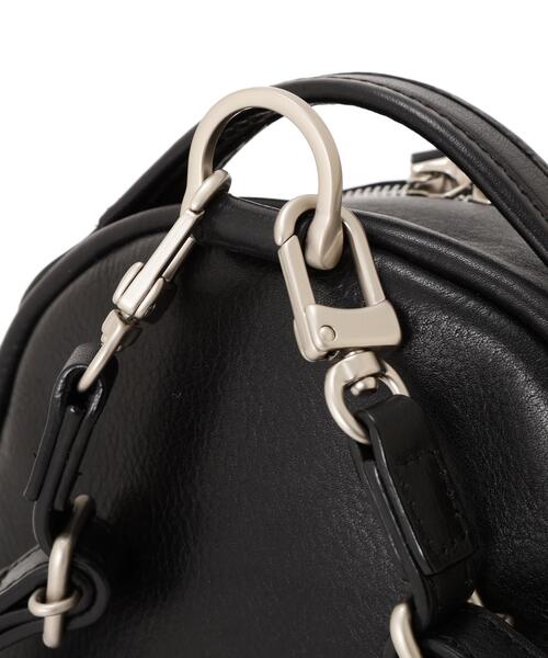 AVIREX(アヴィレックス)の「《直営店限定》VARSITY LEATHER MINI BACKPACK(バックパック/リュック・レディース・ブラック/レッド・F)」の18枚目の写真